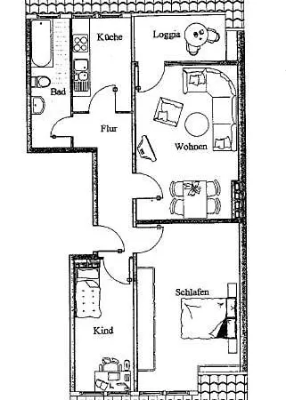Gepflegte 3-zimmer-wohnung Am Schlossparkbad-mercedes Benz-atlas Elektronik-rheimetal